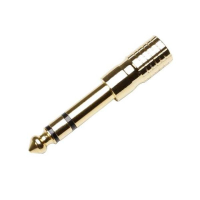 Adam Hall 7543 G Pāreja 3,5 mm Stereo Jack female uz 6,3 mm stereo Jack 