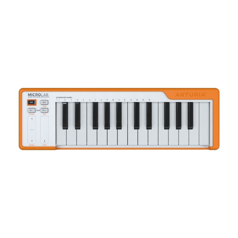 Arturia MicroLab Orange Midi klaviatūra