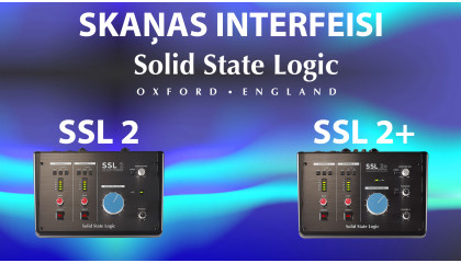 Solid State Logic SSL 2 / SSL 2+ skaņas interfeisi