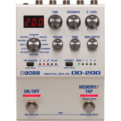 Boss DD-200 efektu pedālis