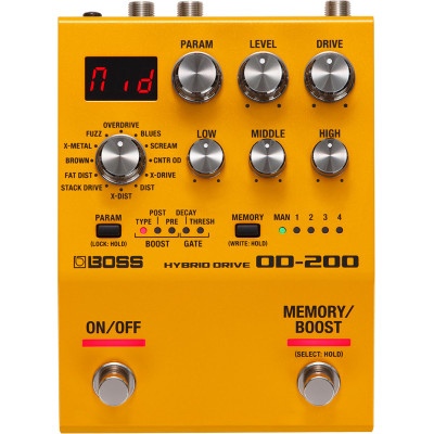 Boss OD-200 efektu pedālis