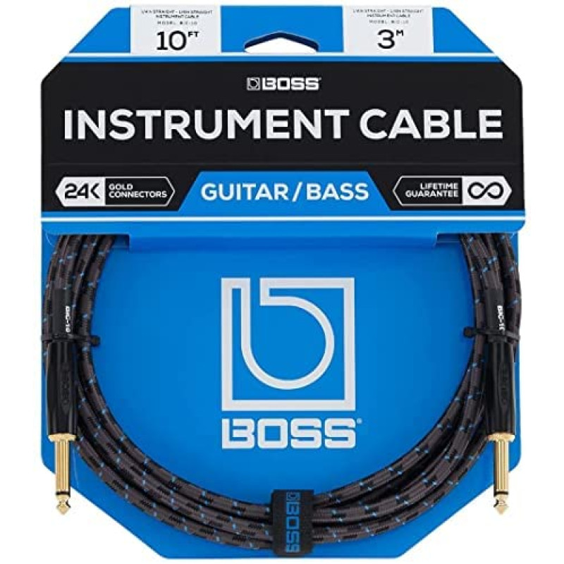 BOSS Instrument Cable 3M Ģitāras vads