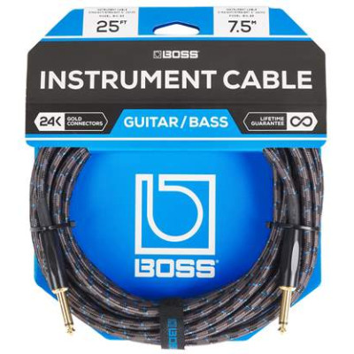 BOSS Instrument Cable 7.5M Ģitāras vads