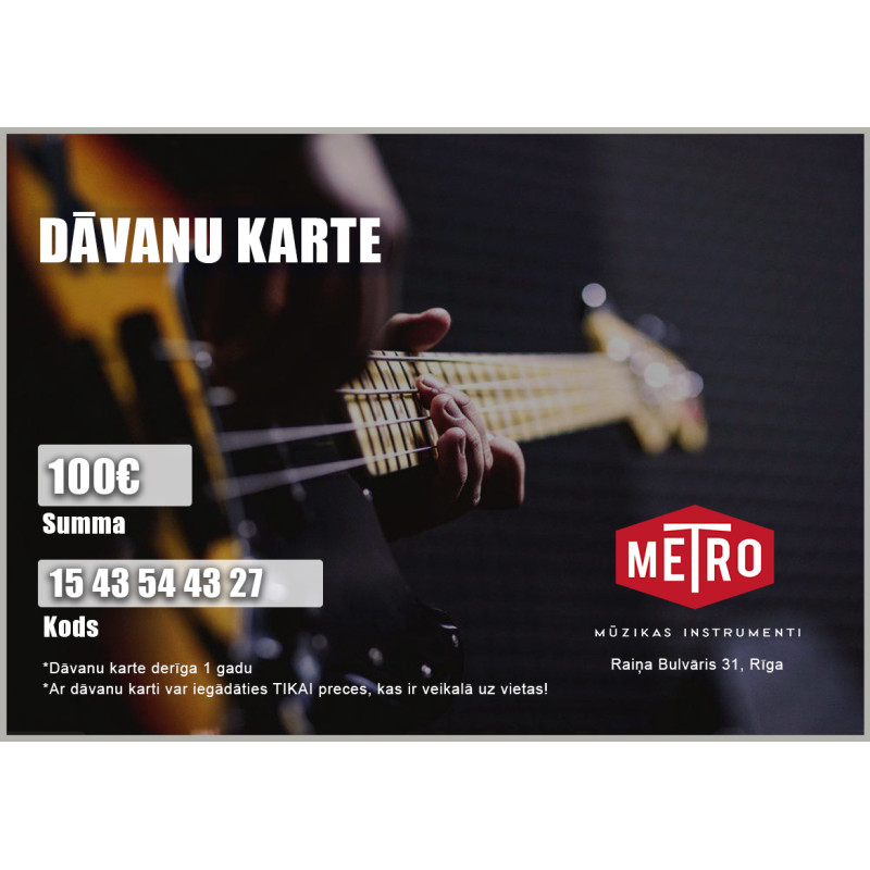 Dāvanu karte 100€