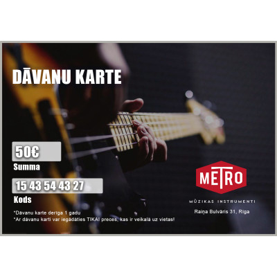 Dāvanu karte 50€