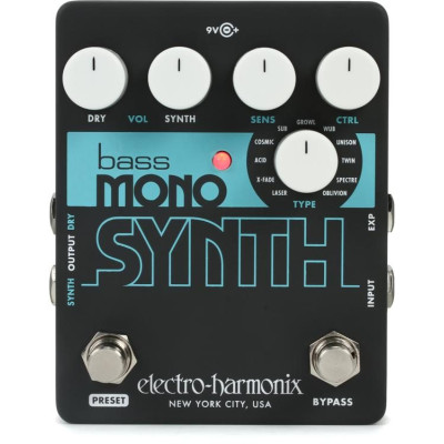 Electro Harmonix Bass Mono Synth basģitāras efektu pedālis
