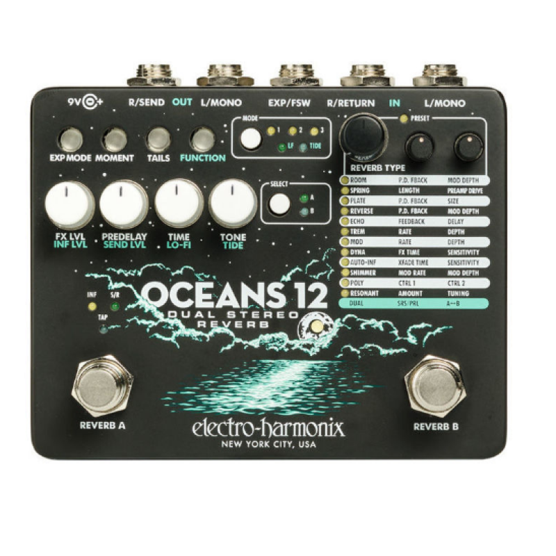 Electro Harmonix Oceans 12 Effect pedal