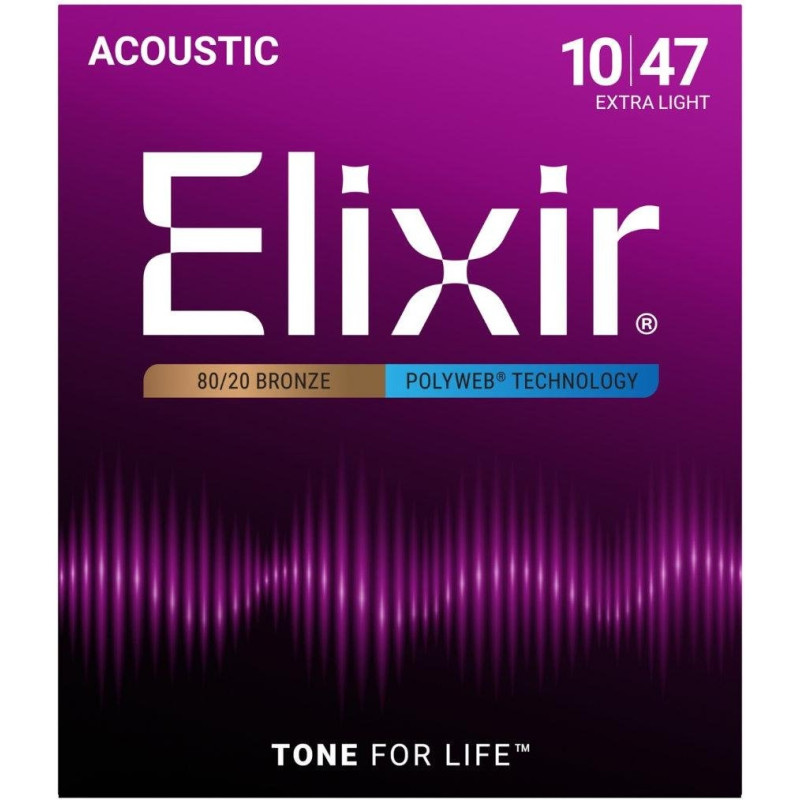 Elixir 11000 Polyweb acoustic steel strings