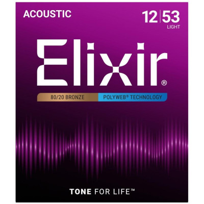 Elixir 11050 Polyweb acoustic steel strings