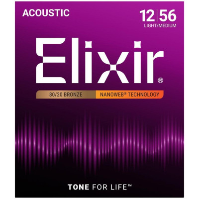Elixir 11077 Nanoweb acoustic steel strings