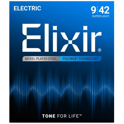 Elixir 12000 Polyweb струны для электрогитары