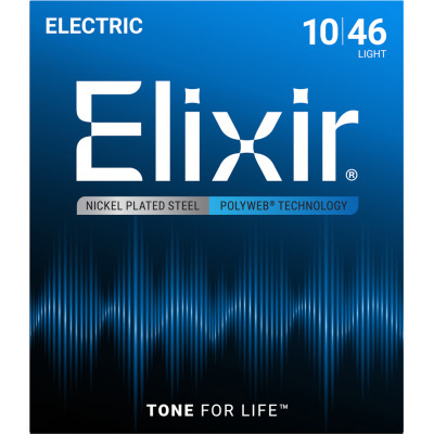 Elixir 12050 Polyweb струны для электрогитары