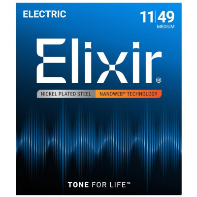 Elixir 12102 Nanoweb elektriskās ģitāras stīgas
