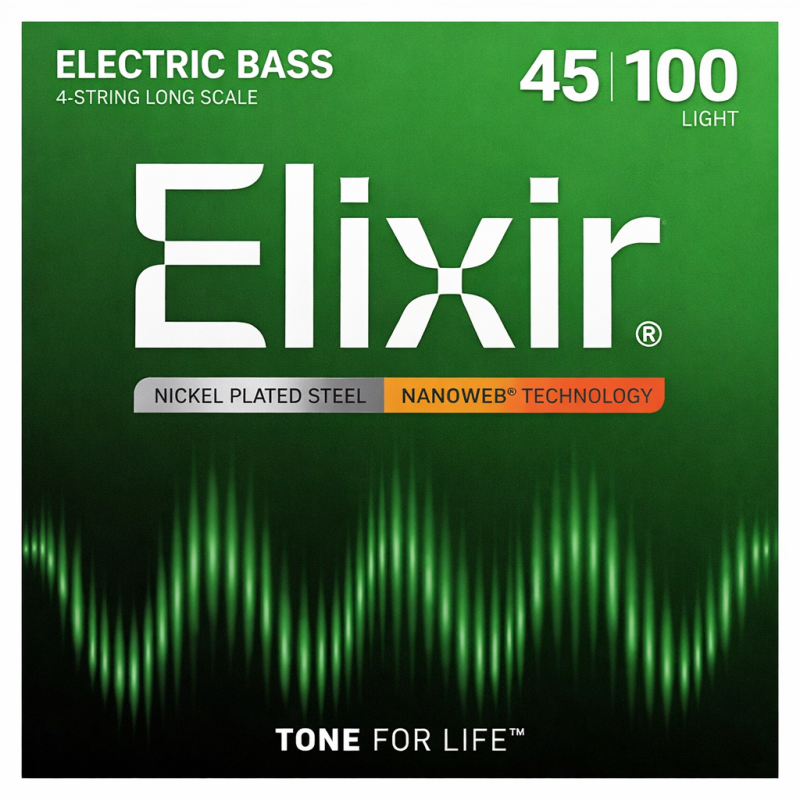 Elixir 14052 Nanoweb струны для бас-гитары