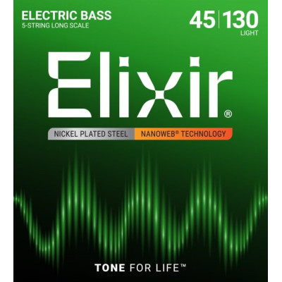 Elixir 14202 Nanoweb bass guitar strings