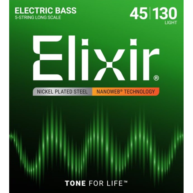Elixir 14202 Nanoweb bass guitar strings