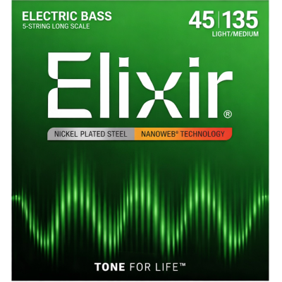 Elixir 14207 Nanoweb bass guitar strings