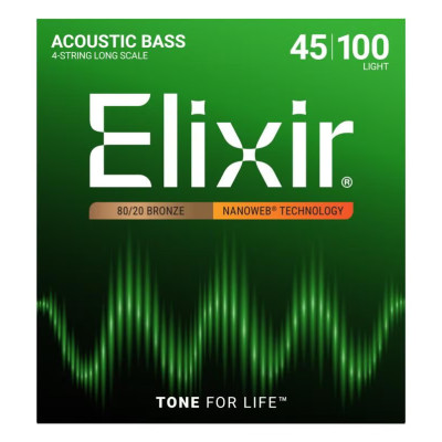 Elixir 14502 Nanoweb Acoustic bass guitar strings
