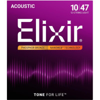 Elixir 16152 nanoweb stīgas akustiskajai ģitārai