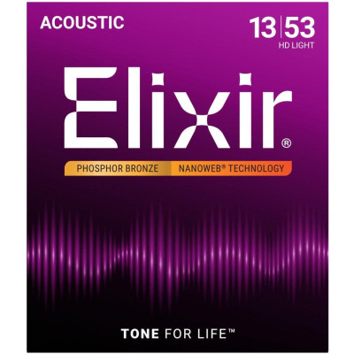 Elixir 16182 Nanoweb acoustic steel strings