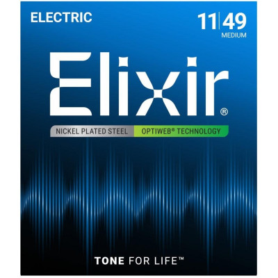 Elixir 19102 Optiweb струны для электрогитары