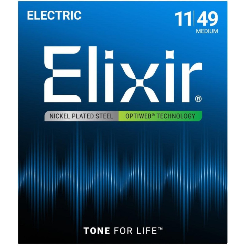 Elixir 19102 Optiweb струны для электрогитары
