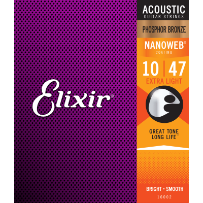 Elixir 16002 Nanoweb akustiskās ģitāras stīgas