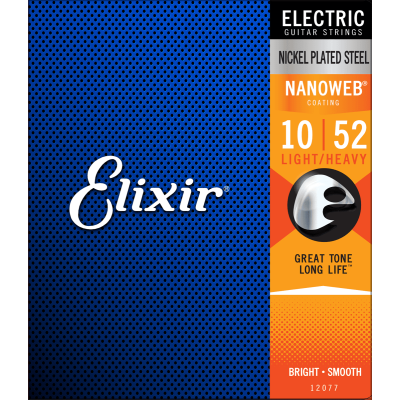 Elixir 12077 Nanoweb electric guitar strings