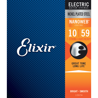 Elixir 12074 Nanoweb elektriskās ģitāras stīgas