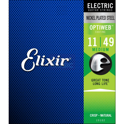 Elixir 19102 Optiweb elektriskās ģitāras stīgas
