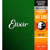 Elixir 14087 Nanoweb bass guitar strings