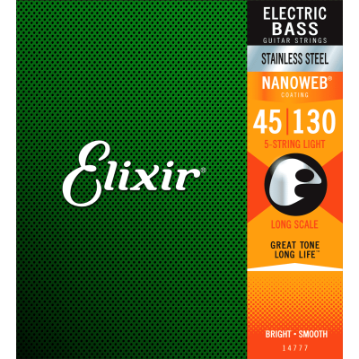 Elixir 14777 Nanoweb basģitāras stīgas