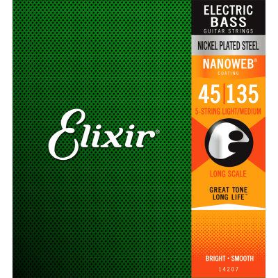 Elixir 14207 Nanoweb струны для бас-гирыта