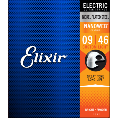 Elixir 12027 Nanoweb electric guitar strings