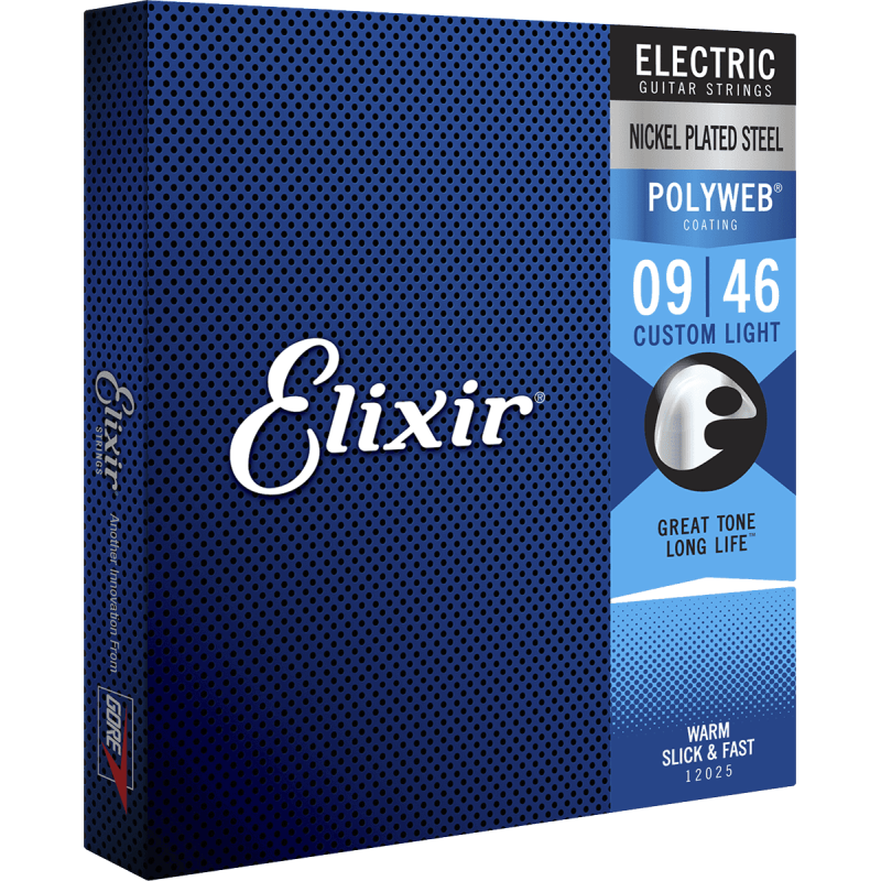 Elixir 12025 Polyweb electric guitar strings