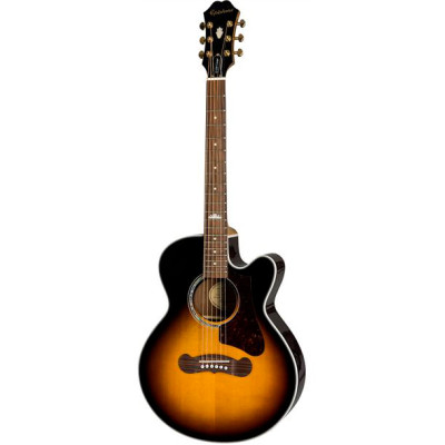 Epiphone J-200EC Parlor/Vintage Sunburn Электроакустическая гитара
