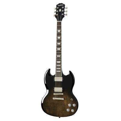 Epiphone SG Modern Figured - Trans Black Fade Eletric guitar