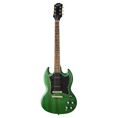 Epiphone SG Classic Worn P-90s - Worn Inverness Green Eletric guitar