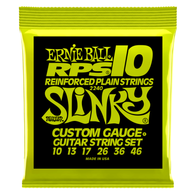 Ernie Ball REGULAR SLINKY RPS 10-46 elektriskās ģitāras stīgas