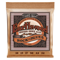Ernie Ball EARTHWOOD ROCK AND BLUES PHOSPHOR BRONZE 10-52 akustiskās ģitāras stīgas