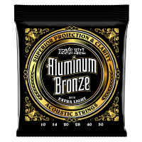 Ernie Ball EXTRA LIGHT ALUMINUM BRONZE 10-50 acoustic steel strings