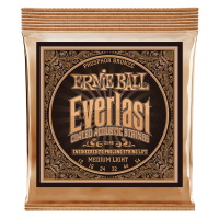 Ernie Ball EVERLAST MEDIUM LIGHT COATED PHOSPHOR BRONZE 12-54 akustiskās ģitāras stīgas