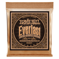 Ernie Ball EVERLAST MEDIUM COATED PHOSPHOR BRONZE 13-56 acoustic steel strings