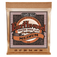 Ernie Ball EARTHWOOD MEDIUM PHOSPHOR BRONZE 13-56 akustiskās ģitāras stīgas