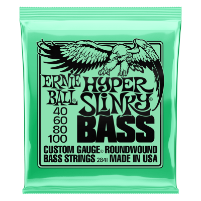 Ernie Ball  HYPER SLINKY BASS 40-100 basģitāras stīgas