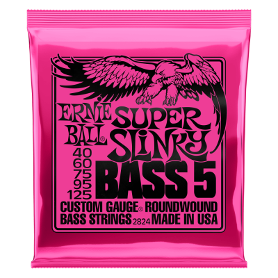 Ernie Ball SUPER SLINKY BASS 40-125 basģitāras stīgas 