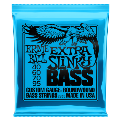 Ernie Ball EXTRA SLINKY BASS 40-95 струны для бас-гитары