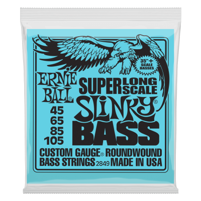 Ernie Ball SUPER LONG SCALE SLINKY BASS 45-105 basģitāras stīgas