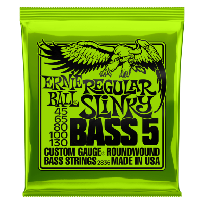 Ernie Ball REGULAR SLINKY BASS 45-130 basģitāras stīgas