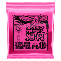 Ernie Ball SUPER SLINKY 7-STRING 9-52 elektriskās ģitāras stīgas